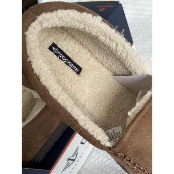 Men’s Slippers Size XXL 13 Douglas Weekender Moccasin With Memory Foam Tan - Picture 12 of 12